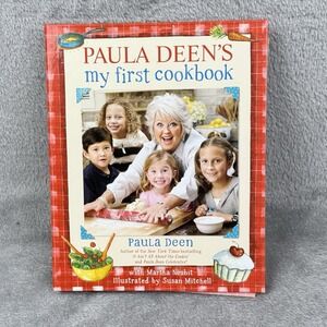 Paula Deen's "My First Cookbook" Kids 2008 Learning Southern Cooking Signed